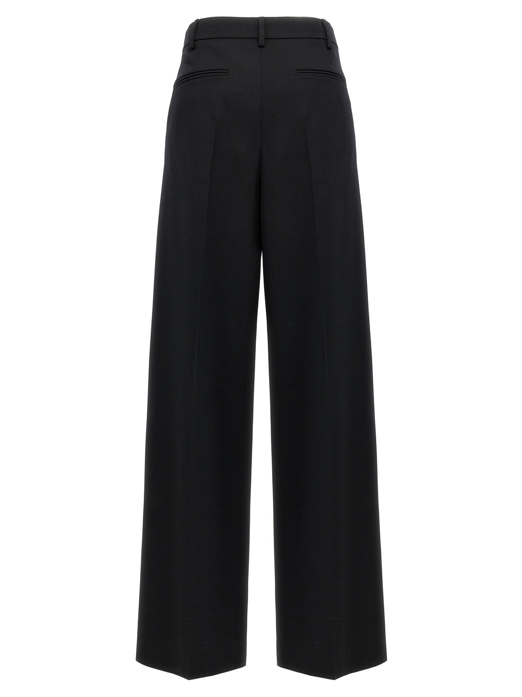 Valentino Garavani Black Virgin Wool Dress Pants