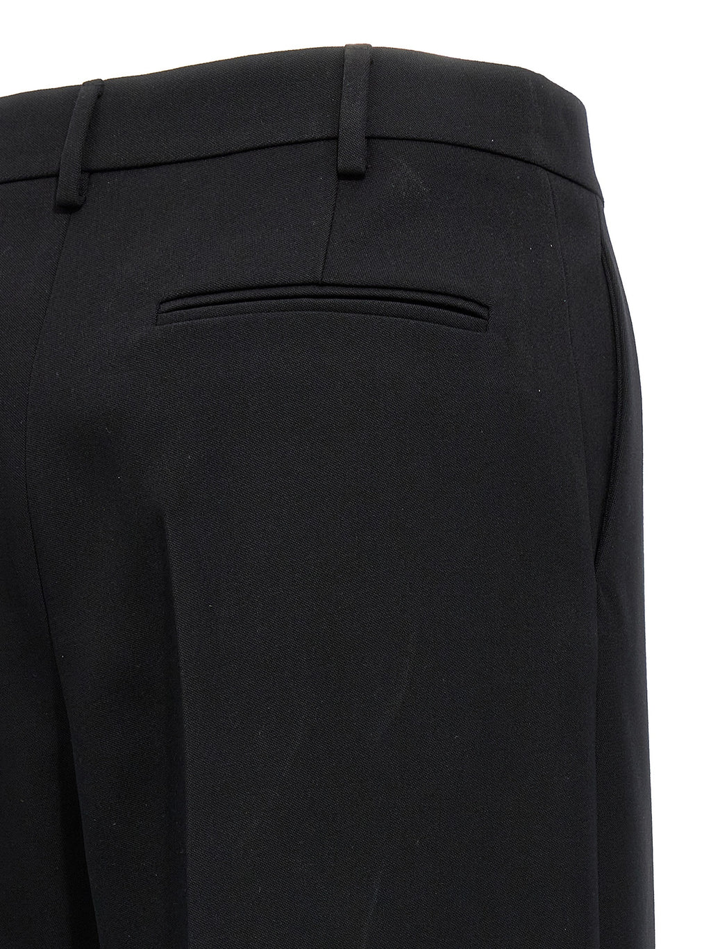 Valentino Garavani Black Virgin Wool Dress Pants