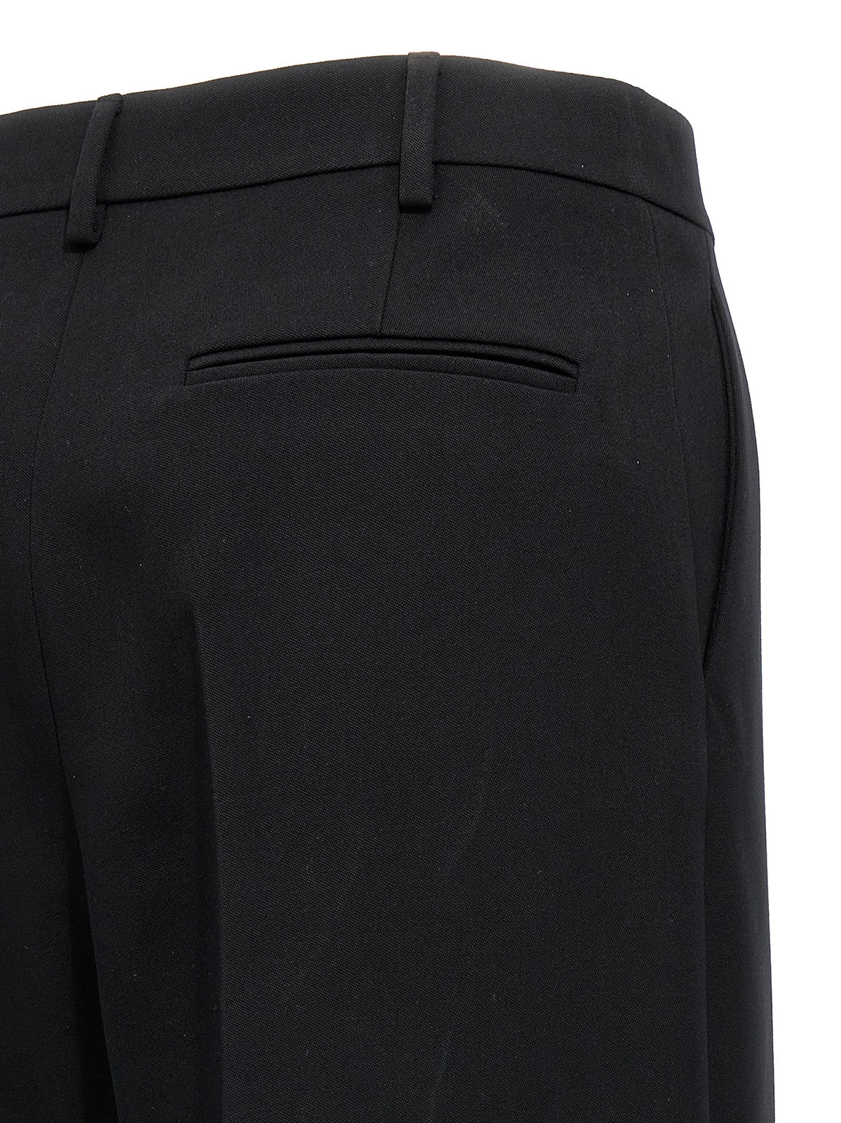 Valentino Garavani Black Virgin Wool Dress Pants