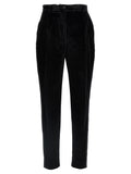 Dolce & Gabbana Black Cotton Dress Pants