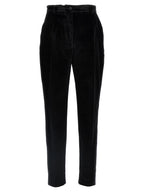 Dolce & Gabbana Black Cotton Dress Pants