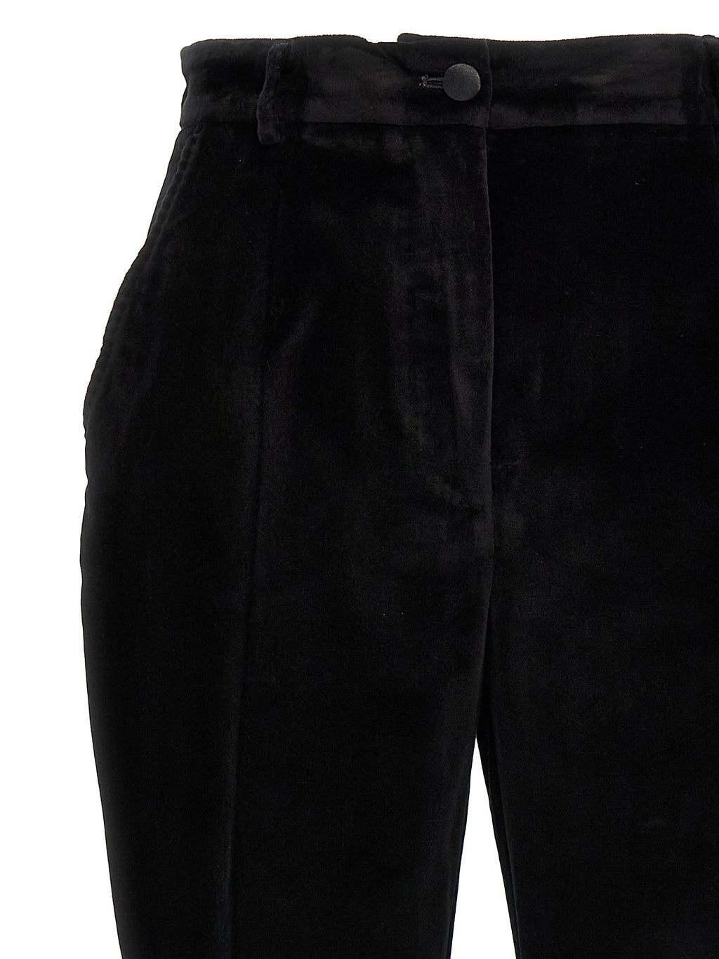 Dolce & Gabbana Black Cotton Dress Pants