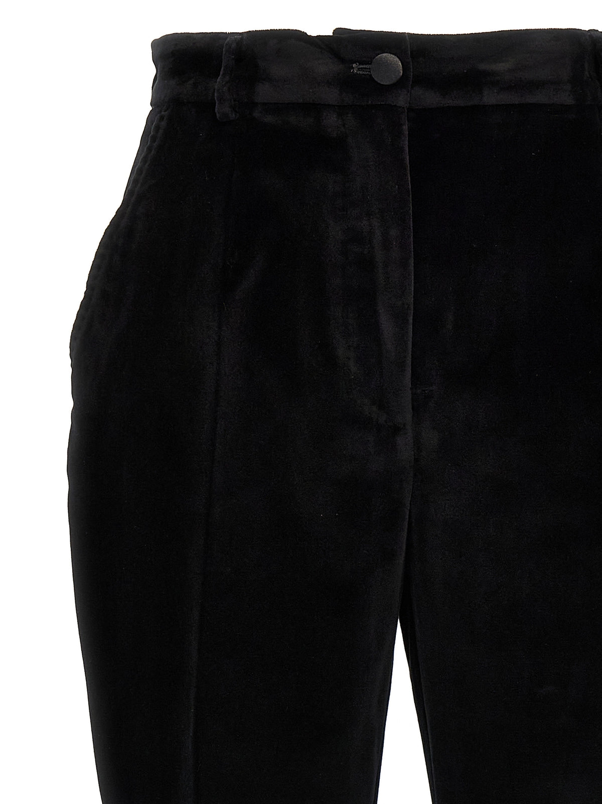 Dolce & Gabbana Black Cotton Dress Pants