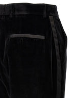 Dolce & Gabbana Black Cotton Dress Pants