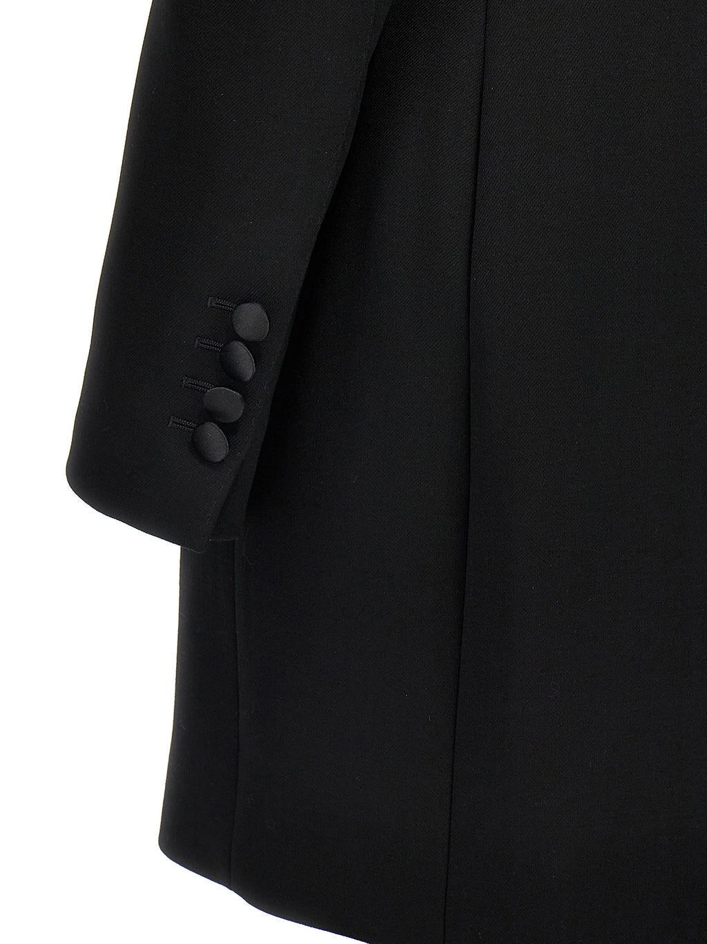 Dolce & Gabbana Black Virgin Wool Blazer