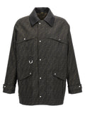 Fendi Brown Polyester Full-Length Jacket