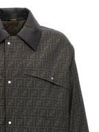 Fendi Brown Polyester Full-Length Jacket