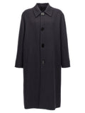 Fendi Blue Virgin Wool Coat