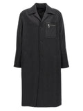 Fendi Gray Cashmere Coat