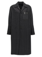 Fendi Gray Cashmere Coat