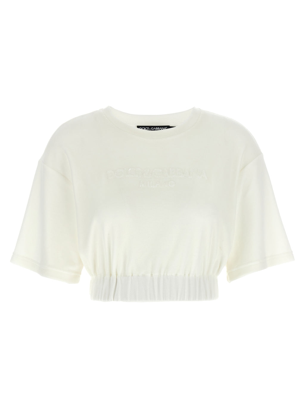Dolce & Gabbana White Cotton T-Shirt