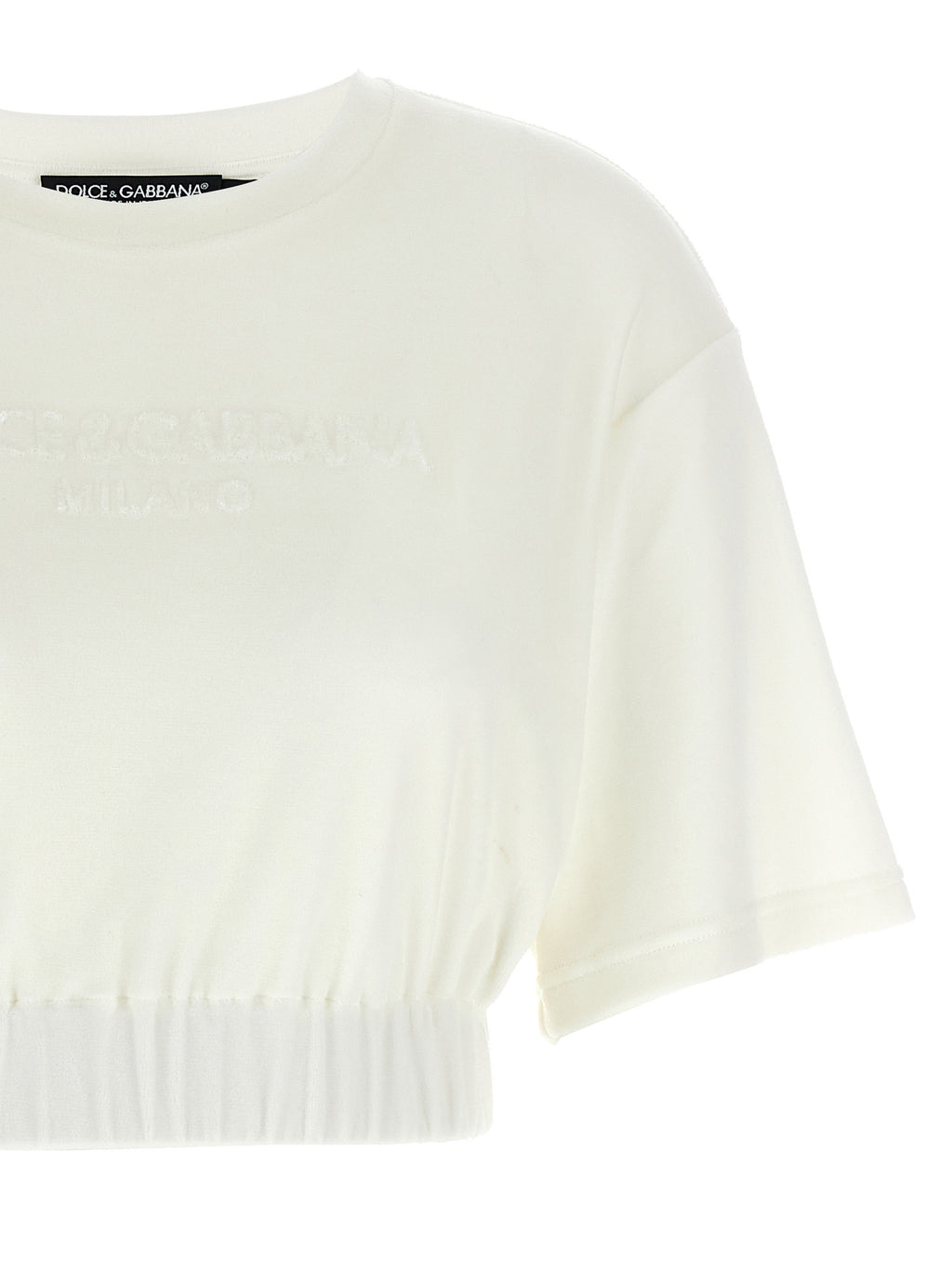 Dolce & Gabbana White Cotton T-Shirt