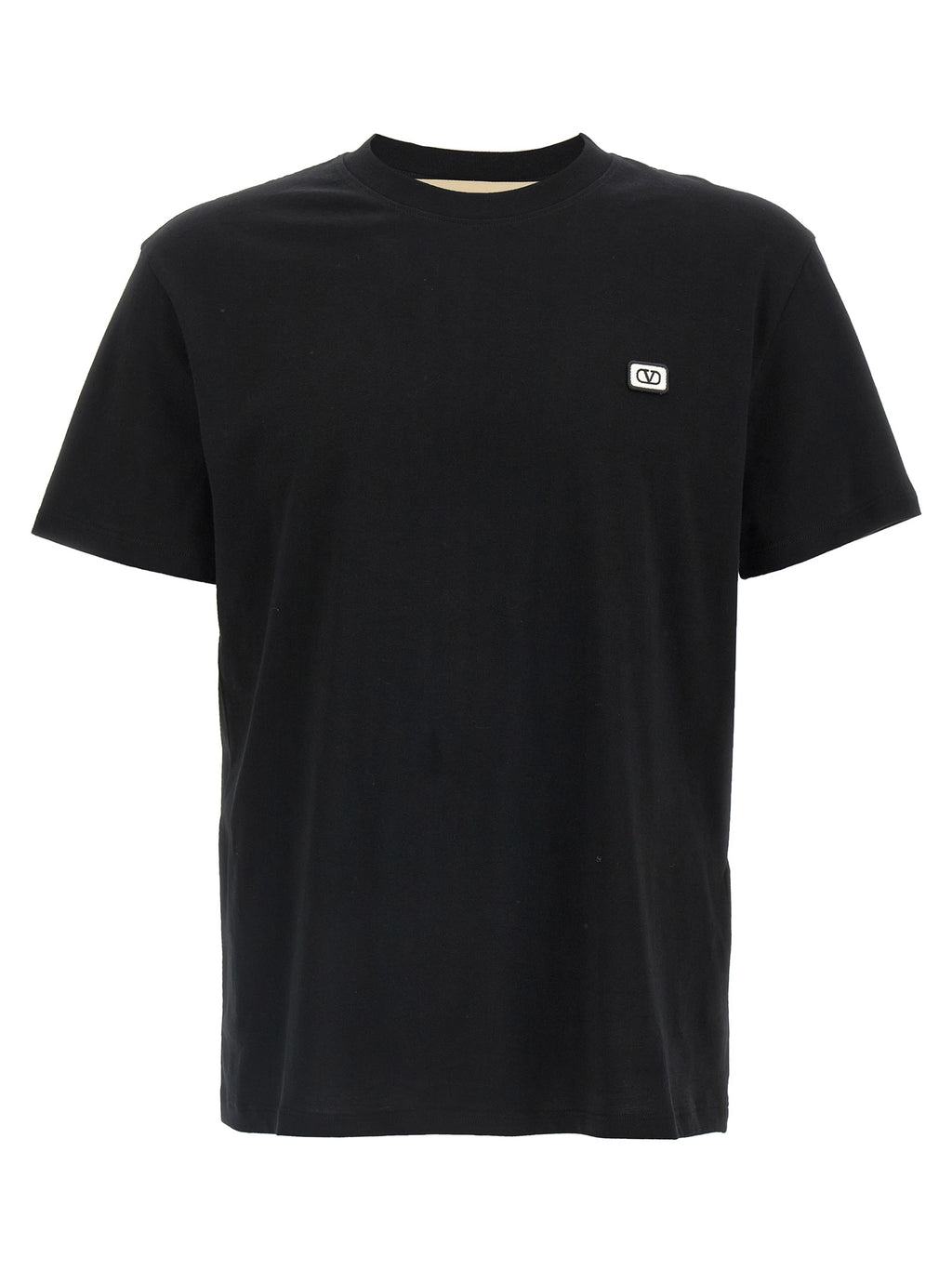 Valentino Garavani Black Cotton T-Shirt