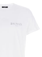 Balmain White Organic Cotton T-Shirt