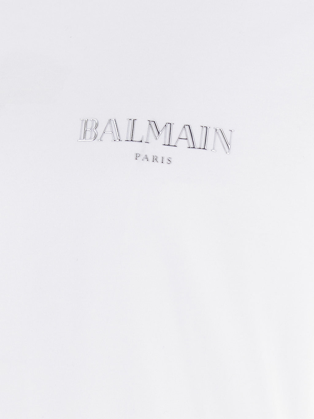 Balmain White Organic Cotton T-Shirt