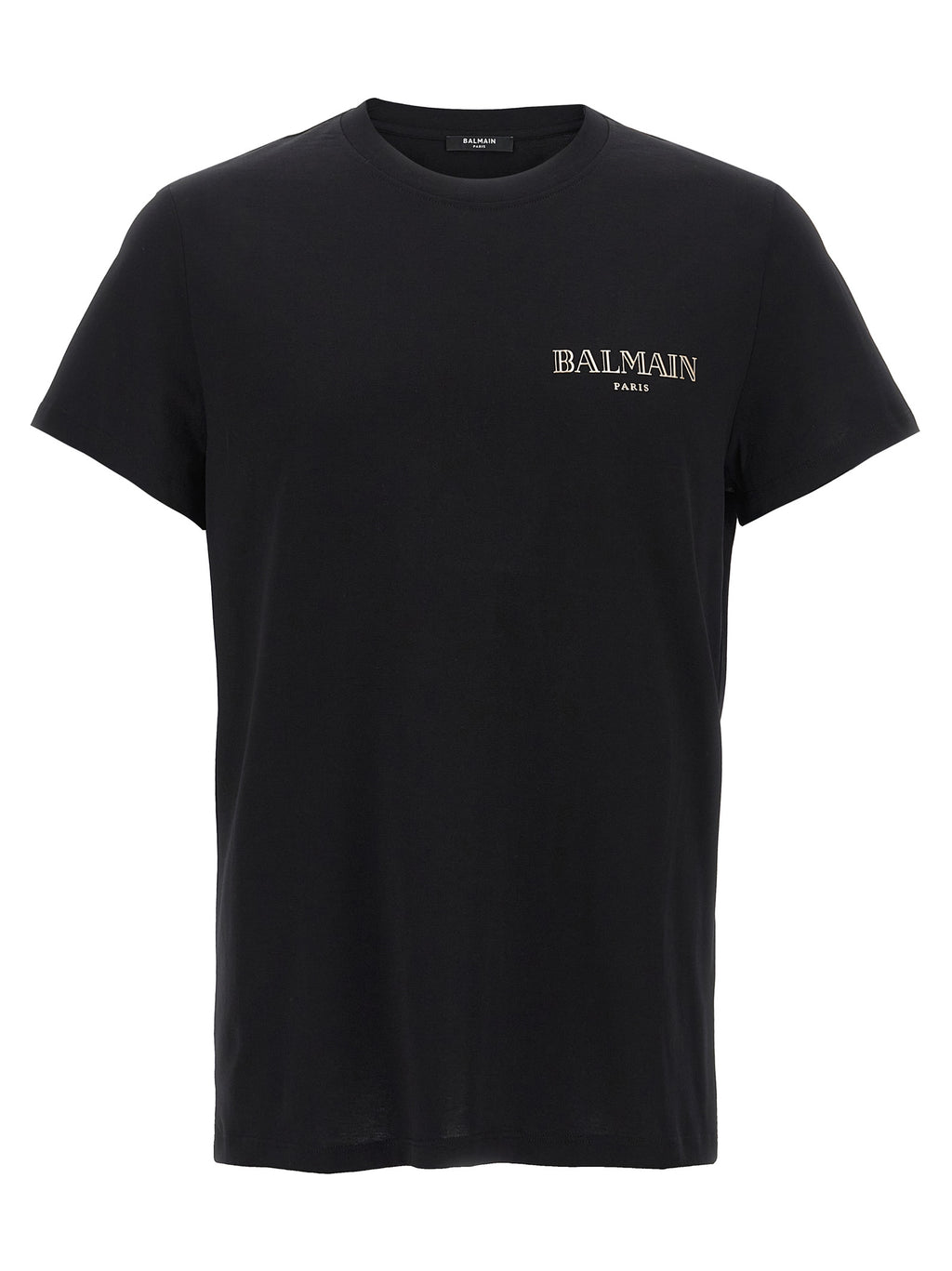 Balmain Black Organic Cotton T-Shirt