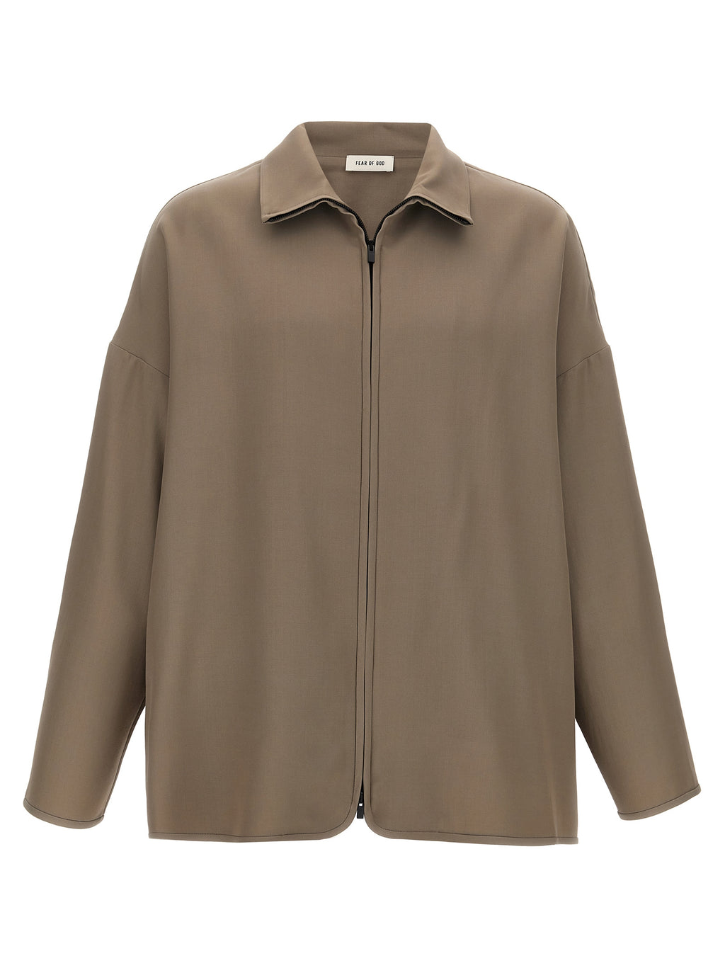 Fear Of God Beige Virgin Wool Full-Length Jacket