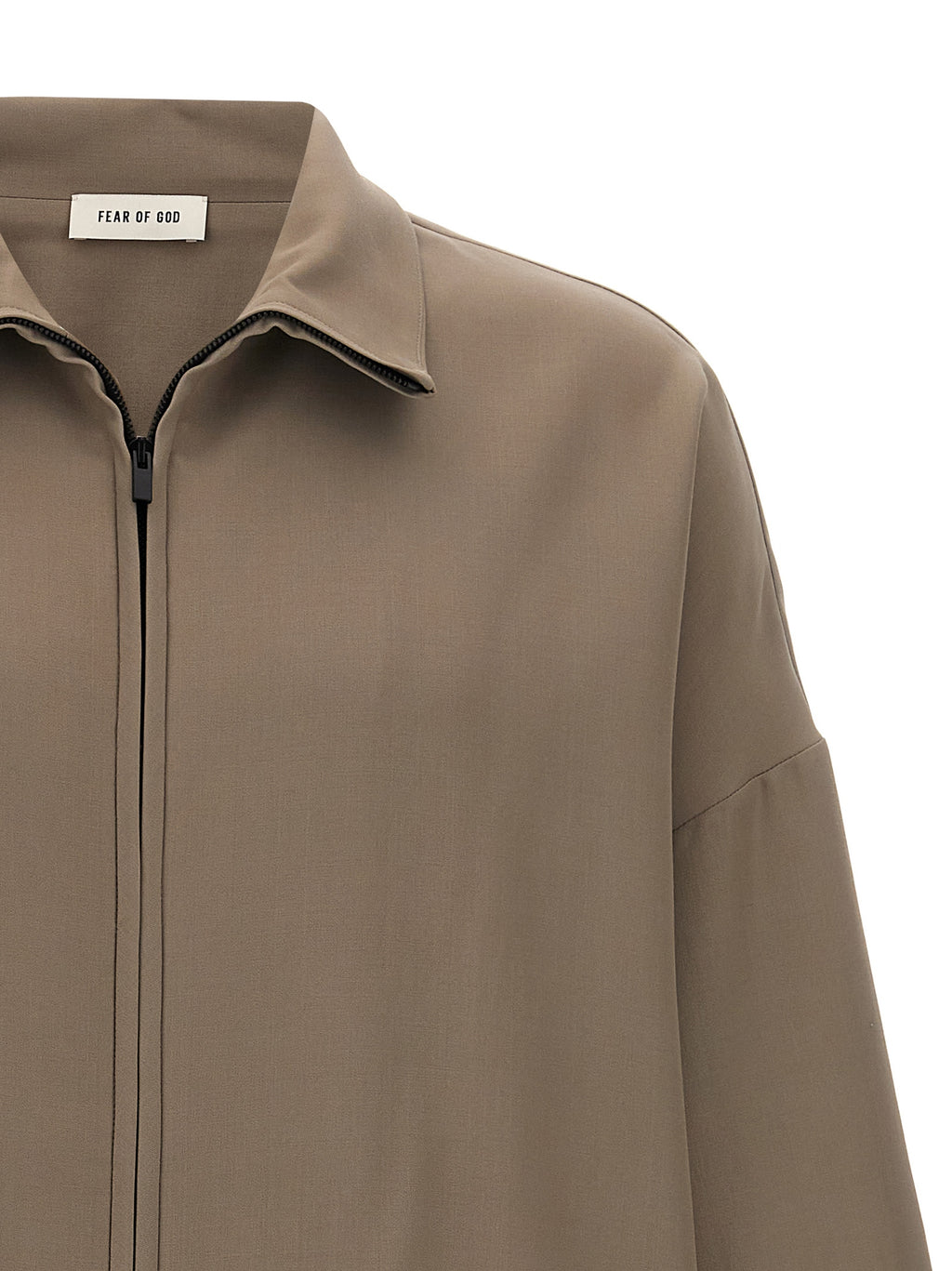 Fear Of God Beige Virgin Wool Full-Length Jacket