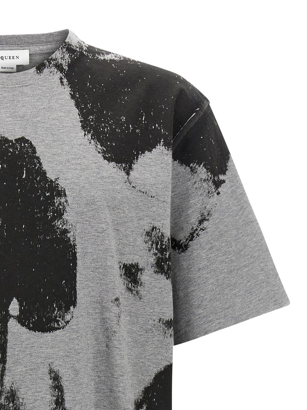 Alexander McQueen Gray Cotton T-Shirt