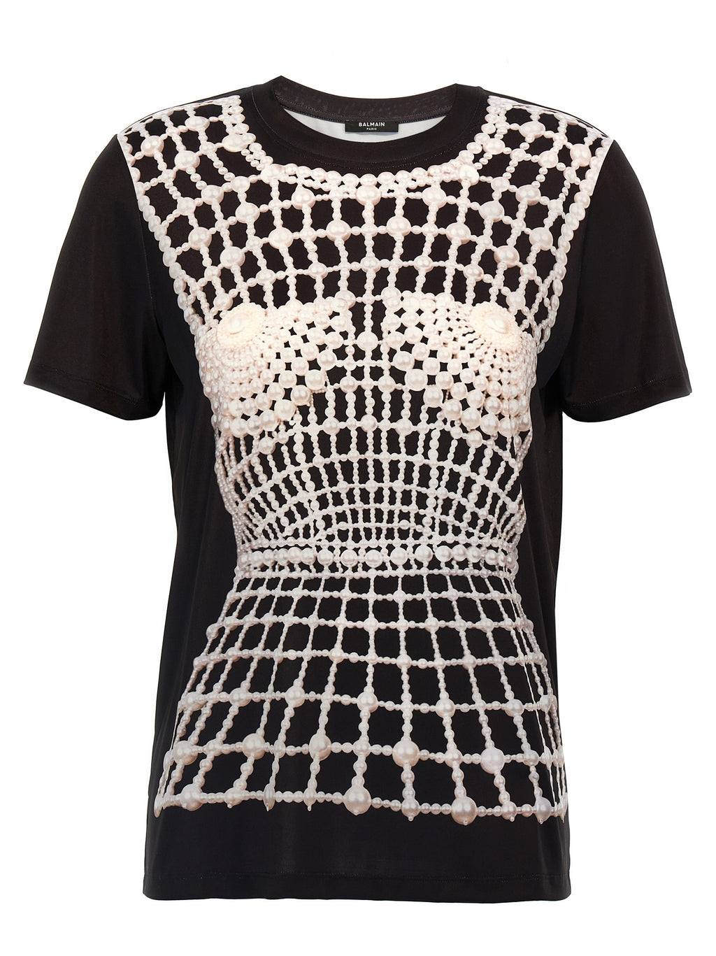 Balmain Black Organic Cotton T-Shirt