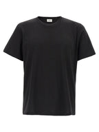 Saint Laurent Black Cotton T-Shirt