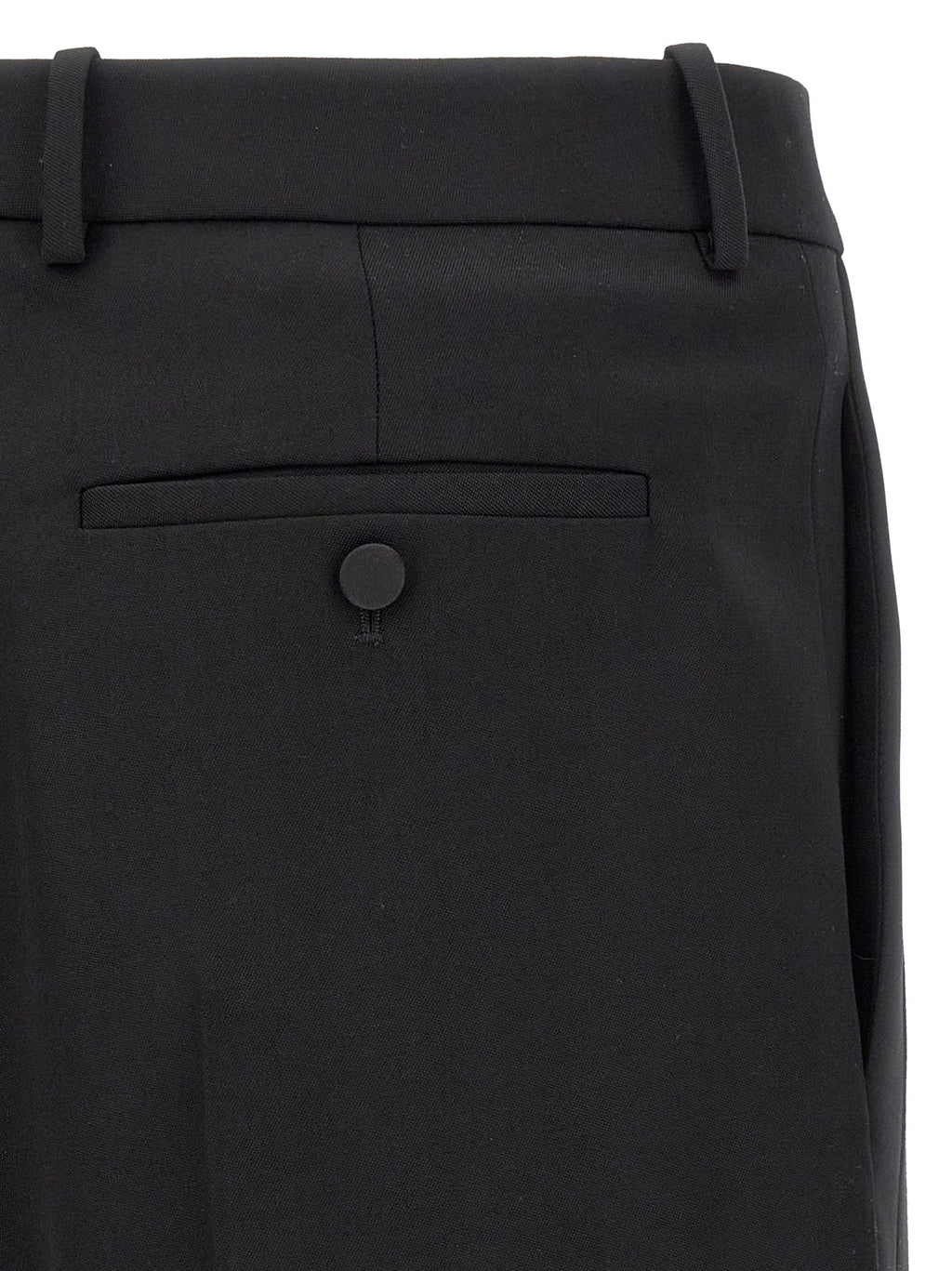 Saint Laurent Black Wool Dress Pants