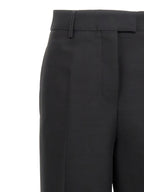 Ferragamo Black Viscose Dress Pants