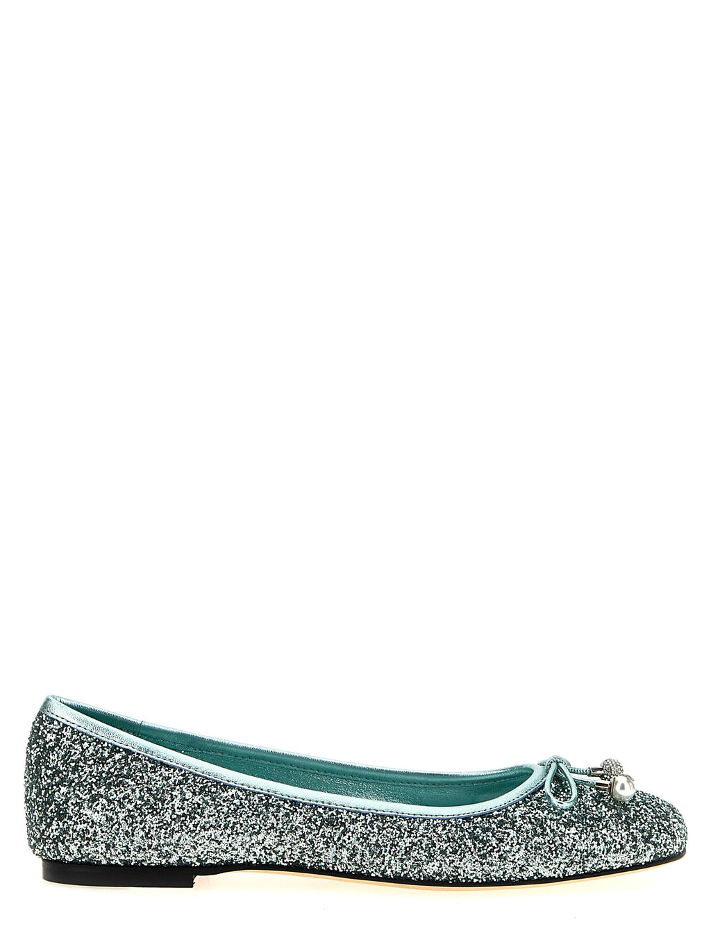 Jimmy Choo Bicolor Textile Ballet Flats