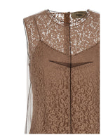 Fendi Beige Cotton Midi Dress