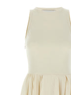 Alexander McQueen White Cotton Long Dress