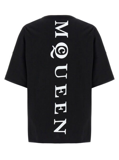 Alexander McQueen Bicolor Cotton T-Shirt