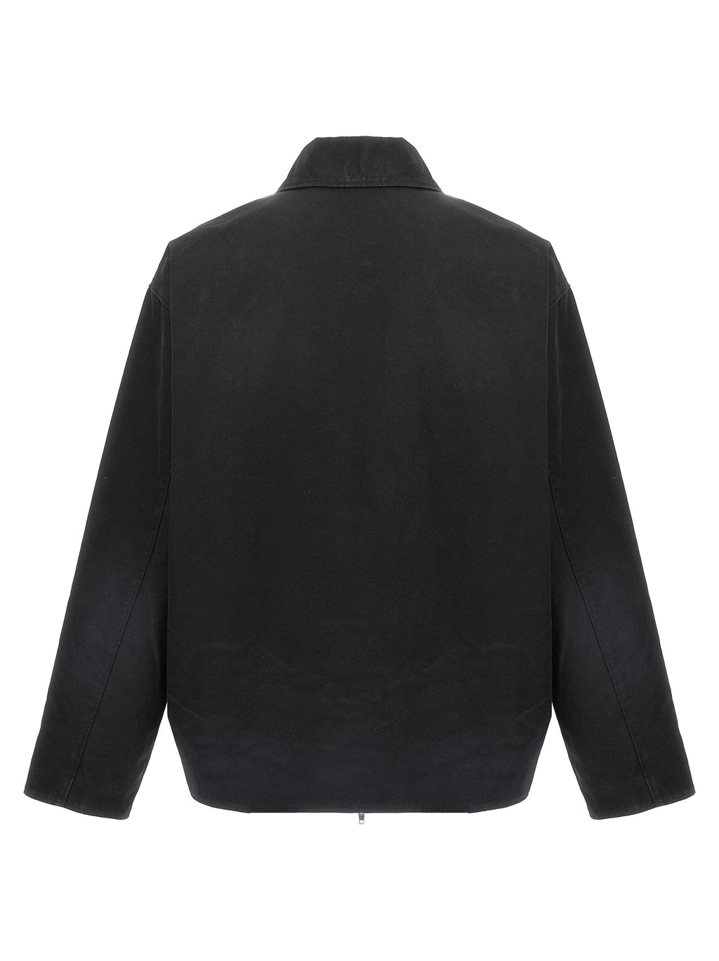 Balenciaga Black Cotton Full-Length Jacket