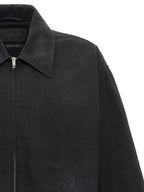 Balenciaga Black Cotton Full-Length Jacket