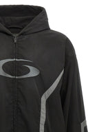 Balenciaga Black Polyester Shell Jacket