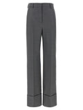 Valentino Garavani Gray Virgin Wool Dress Pants