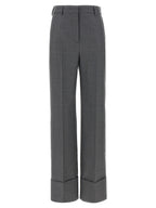 Valentino Garavani Gray Virgin Wool Dress Pants