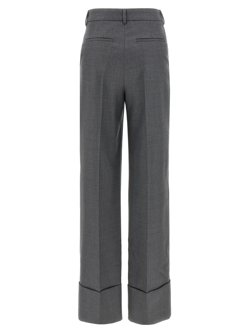 Valentino Garavani Gray Virgin Wool Dress Pants