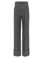 Valentino Garavani Gray Virgin Wool Dress Pants