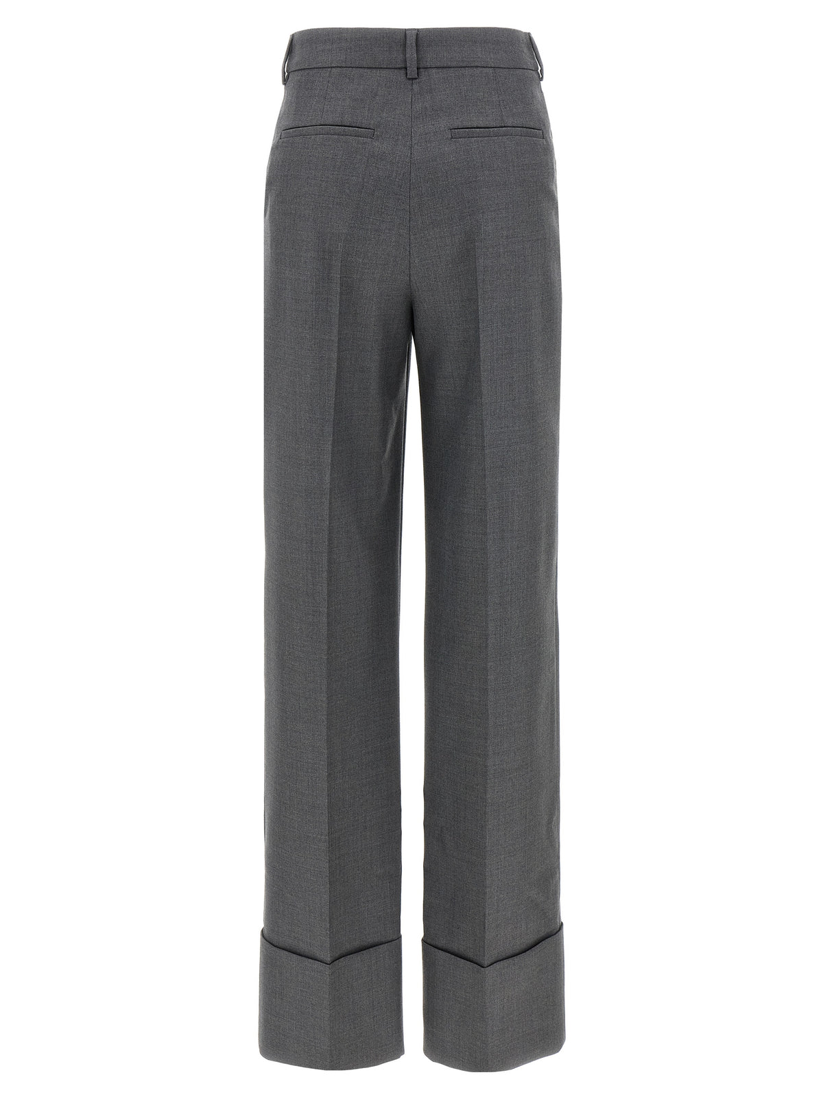 Valentino Garavani Gray Virgin Wool Dress Pants
