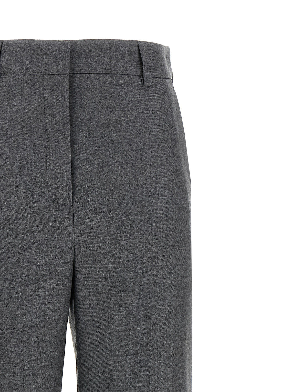 Valentino Garavani Gray Virgin Wool Dress Pants