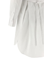 Alexander McQueen White Cotton Midi Dress