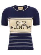 Valentino Garavani Blue Cotton T-Shirt