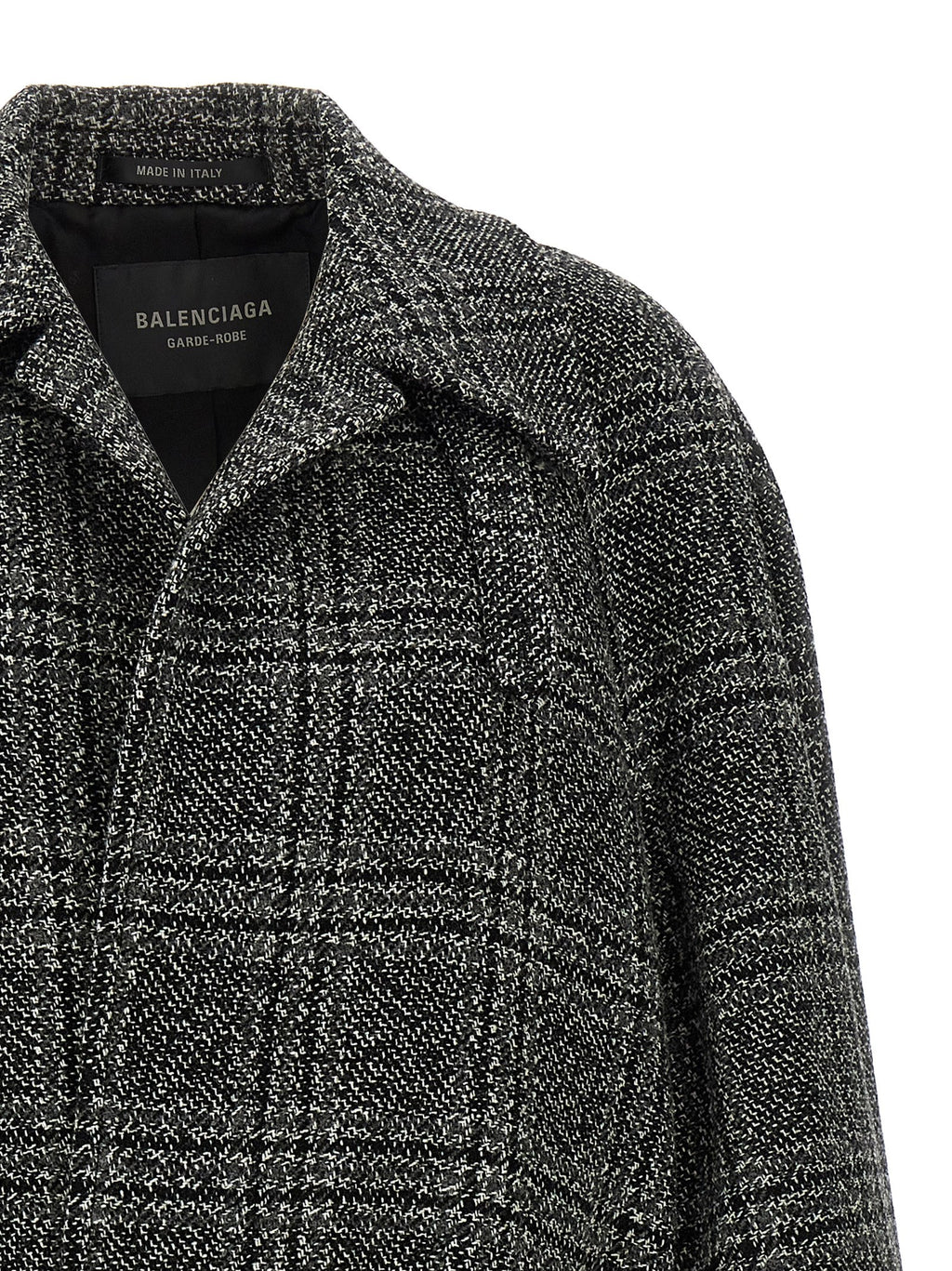 Balenciaga Black Wool Coat