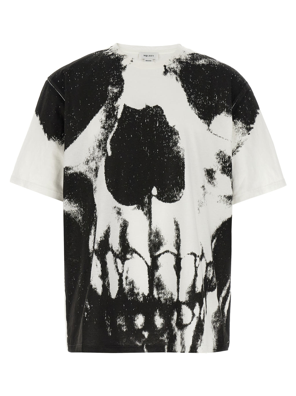 Alexander McQueen Bicolor Cotton T-Shirt