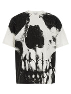 Alexander McQueen Bicolor Cotton T-Shirt