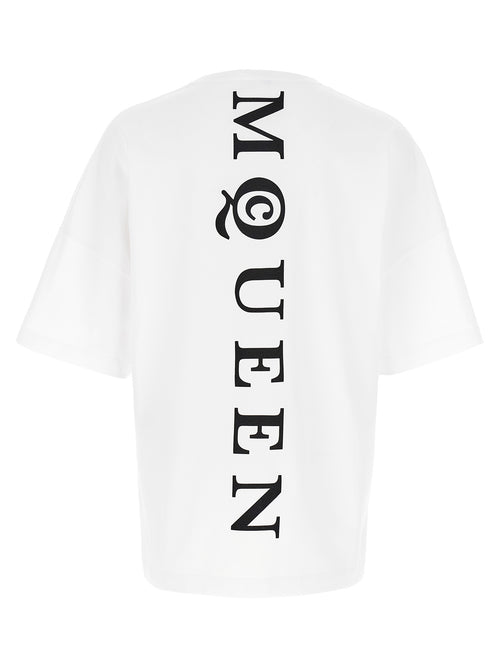 Alexander McQueen Bicolor Cotton T-Shirt