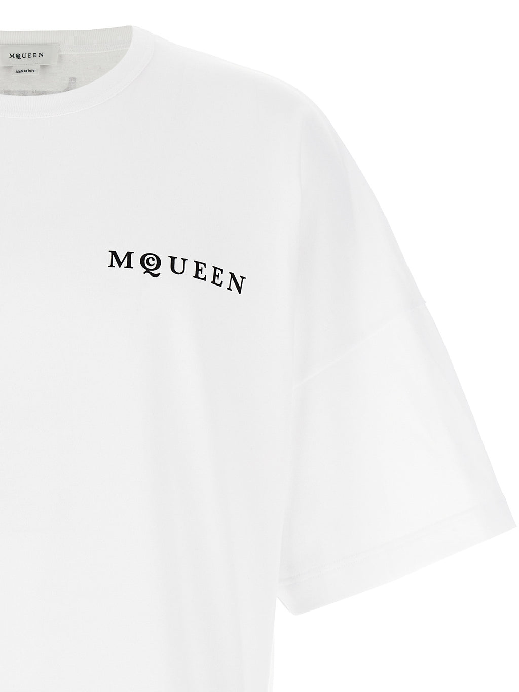 Alexander McQueen Bicolor Cotton T-Shirt