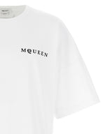 Alexander McQueen Bicolor Cotton T-Shirt