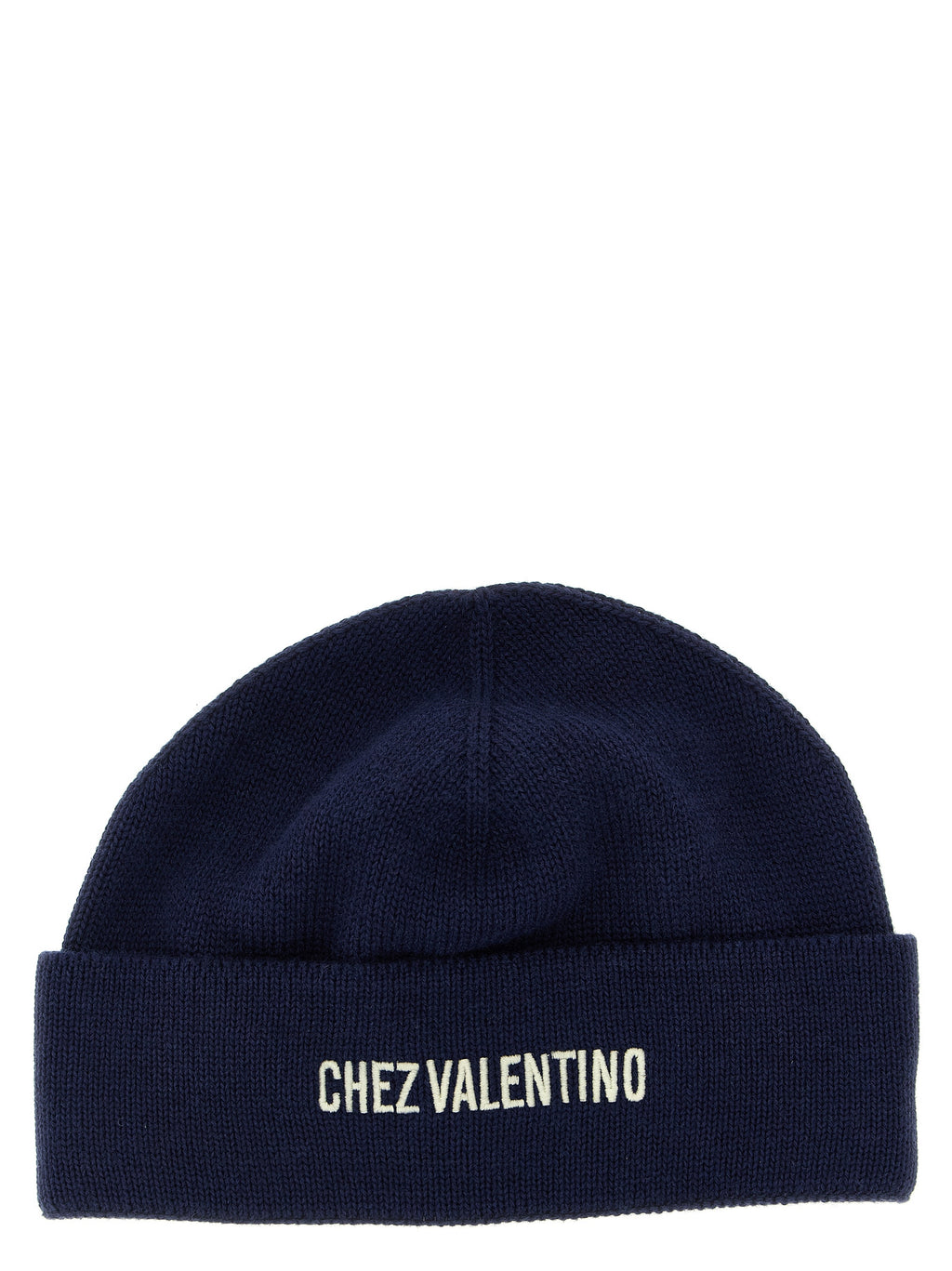 Valentino Garavani Blue Cotton Beanie