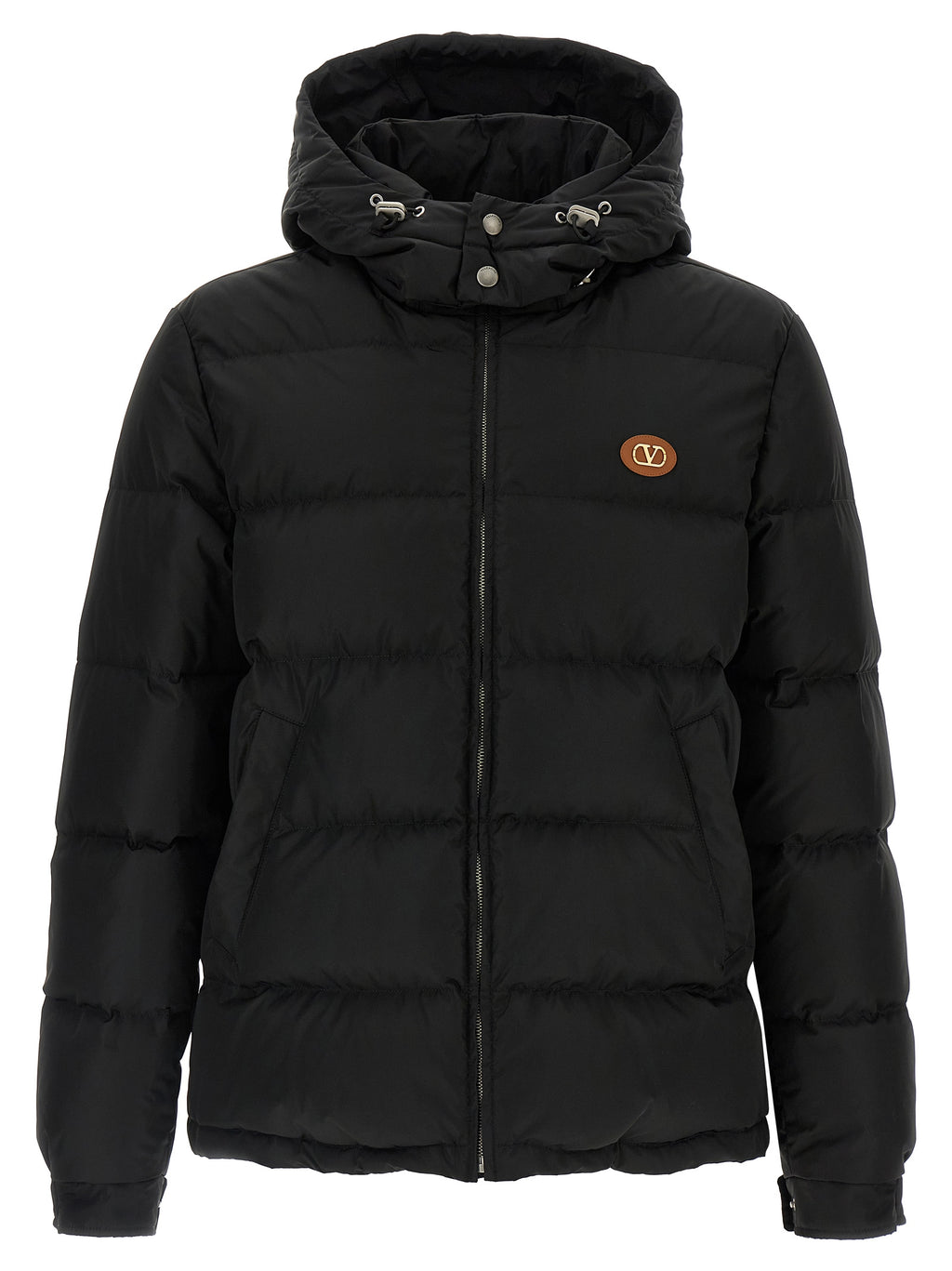 Valentino Garavani Black Polyamide Full-Length Jacket